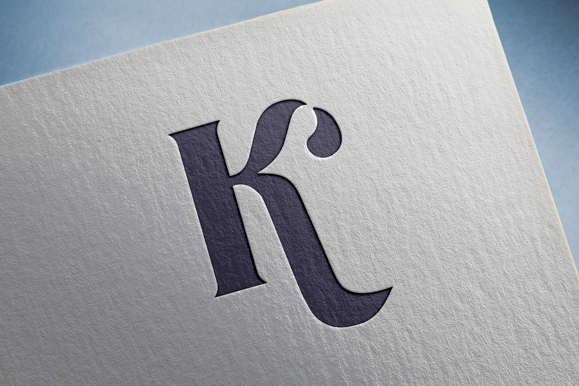 Logo Stempel Lettering für das Small Business "Klarissa"